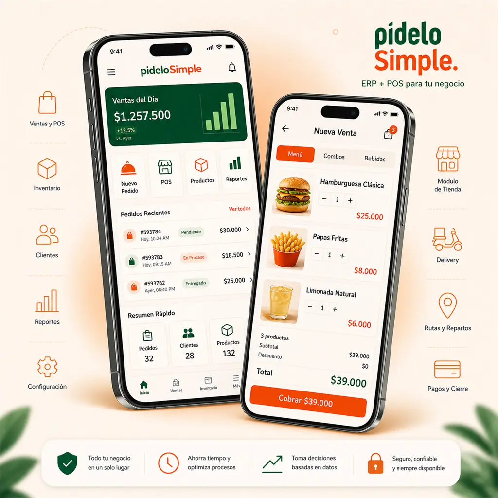 Gestión completa Pídelo Simple