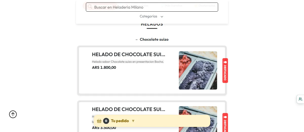 Web: checkout y seguimiento